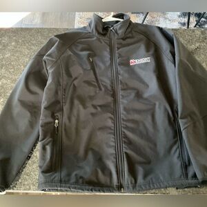 NWOT Men’s Logo Port Authority Softshell Black Jacket size Large